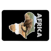 Afrikaanse wildgroei van olifanten magneet (Horizontaal)
