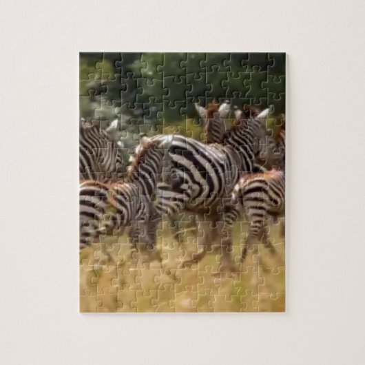 Afrikaanse Zebra coole spullen Hakuna Matata Gifts Legpuzzel (Verticaal)