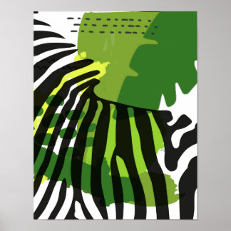 Afrikaanse Zebra Poster