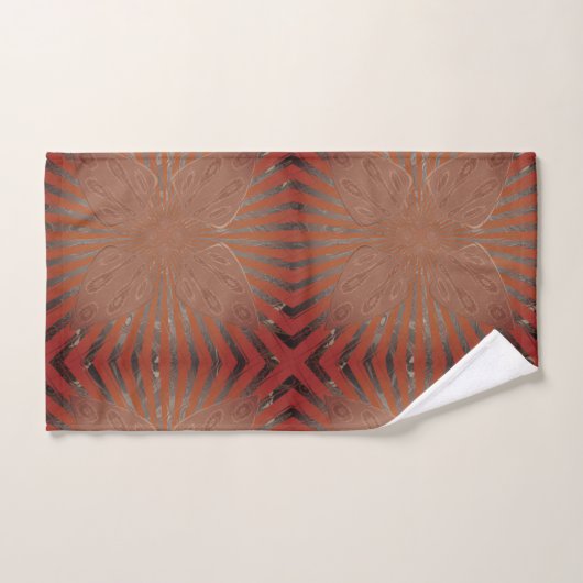 Afrikaanse zebraprint: een mix van kunst en cultuu bad handdoek (Handdoek)