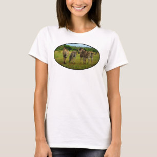 Afrikaanse Zebras in een natuurlijke omgeving T-shirt