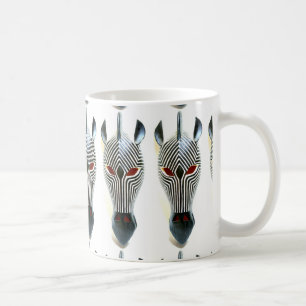 afrikaanse zebras maskeert mok