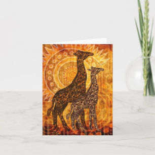 Afrikaanse zomer kaart