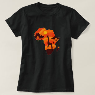 Afrikaanse Zon Vrouwen T-Shirt