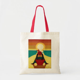 Afrikaanse zonsondergang 2009 tote bag