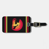 Afrikaanse zonsondergang bagagelabel (Voorkant horizontaal)