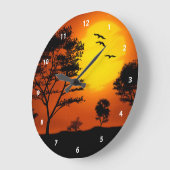 Afrikaanse zonsondergang grote klok (Hoek)