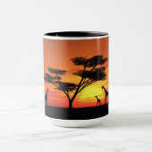 Afrikaanse zonsondergang mok (Midden)