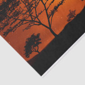 Afrikaanse zonsondergang tissuepapier (Detail)