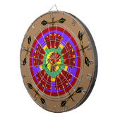 Afrikaanse Zuni Warrior Demon Doll Dartbord (Voorkant Rechts)