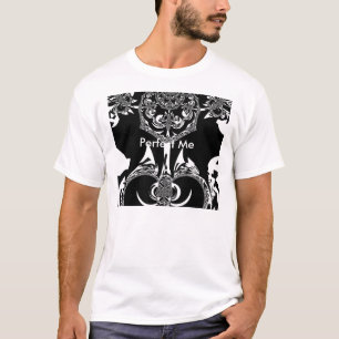 Afrikaanse zwart-wit kunst print t-shirt