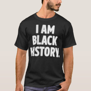 Afrikaanse zwarte geschiedenis voor mannen en vrou t-shirt