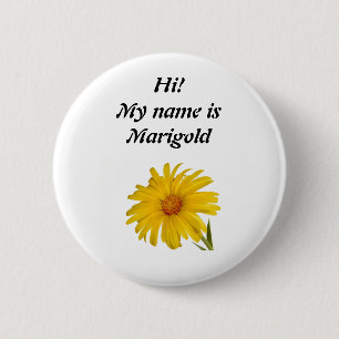 Afrikaantje Ronde Button 5,7 Cm