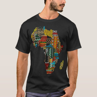 Afrikanen Dashiki Pattrens - T-shirt voor zwarte g