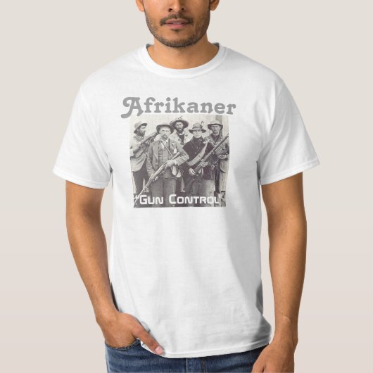Afrikaner "Pistool Control" T-shirt (Voorkant)
