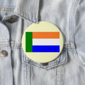 Afrikaner Vryheidsvlag, Zuid-Afrika Ronde Button 4,0 Cm (In situ)