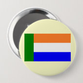 Afrikaner Vryheidsvlag, Zuid-Afrika Ronde Button 4,0 Cm (Voorkant /achterkant)