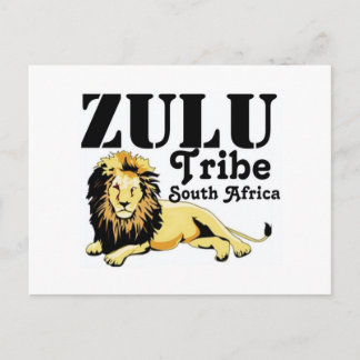 Afrikankoko Custom Zulu Tribe (Zuid-Afrika) Briefkaart