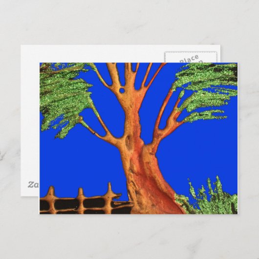 Afrika's Acacia Beauty: Serengeti Serenity. Briefkaart (Voorkant / Achterkant)