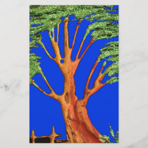 Afrika's Acacia Beauty: Serengeti Serenity. Briefpapier