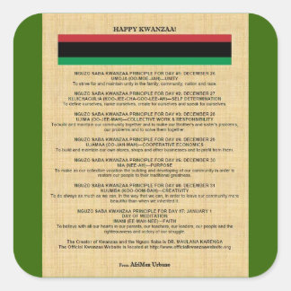 AfriMex Urbano Kwanzaa Series 4 Sticker
