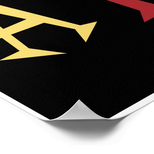 Afrique, Affiche de voyage (Coin)