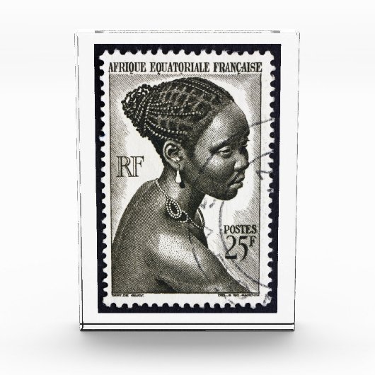 Afrique art reist Frans Francaise "postzegel Fotoblokken (Voorkant)