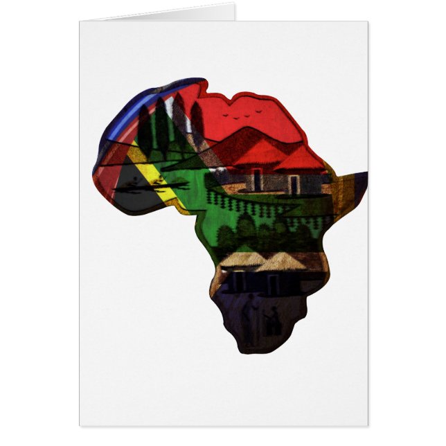 Afrique Belles couleurs traditionnelles (Devant)