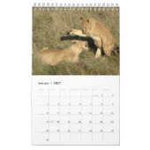 AFRIQUE - Calendrier 2014 d'un million d'animaux (Jan 2027)