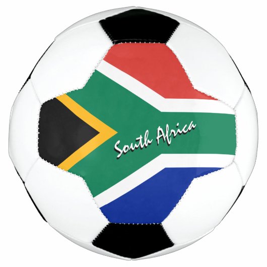 Afrique du Sud Football & drapeau africain / Sport (Devant)