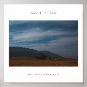 Afrique du Sud Monts Paysage Poster