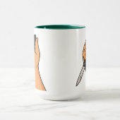Afrique du Sud Okapi Kudu Piper-ing Hot Mug (Centre)