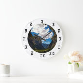 Afrique éthiopienne - Horloge murale ronde (grande (Maison)