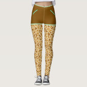 « AFRIQUE » – LEGGINGS DE VÊTEMENTS ACTIFS (Devant)