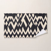 Afrique Marocco Vagues Motif d'or géométrique (Serviette à main)