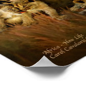 Afrique - Poster d'art de la nouvelle vie/Imprimer (Coin)