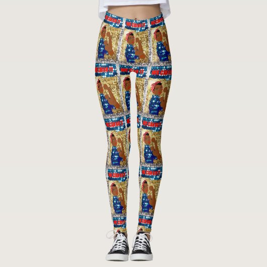 afrique rosie le riveter leggings (Devant)