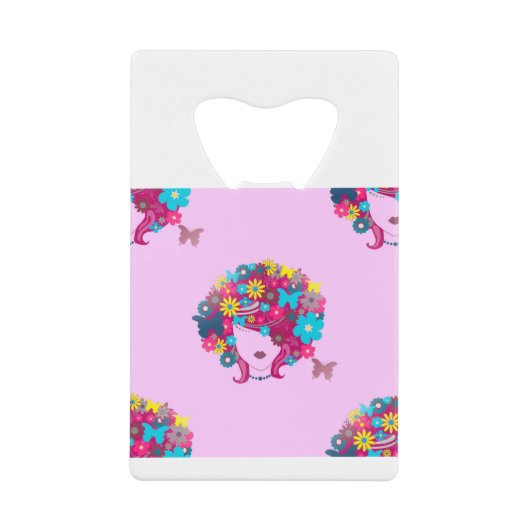 afro à fleurs boho (Devant)