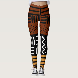 Afro-Afrikaanse Gedrukte Mud Cloth Designer Leggin Leggings