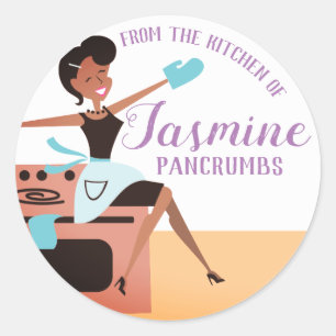 Afro-américain de la cuisine des autocollants