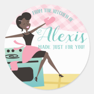 Afro-Américain de la cuisine des autocollants