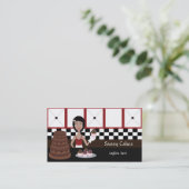 Afro-américain impertinent de cartes de visite de (Debout devant)