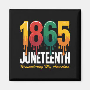 Afro-Amerikaans 1865 juneteenth zwarte geschiedeni Magneet