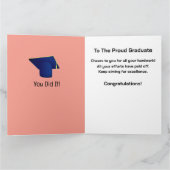 Afro-Amerikaans Afstuderen - je deed het kleurrijk Kaart (Binnen)