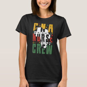 Afro-Amerikaans CNA-verpleegkundig personeel T-shirt