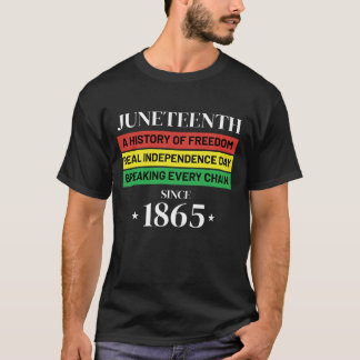 Afro-Amerikaans design voor zwarte geschiedenisove T-shirt