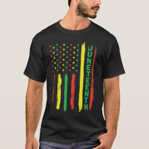 Afro-Amerikaans design voor zwarte geschiedenisove T-shirt