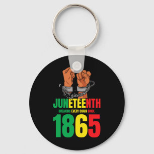 Afro-Amerikaans Junetetiende Break elke keten S Sleutelhanger