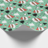 Afro-Amerikaans kerstpapier Cadeaupapier (Hoek)