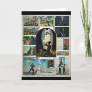 Afro-Amerikaans monument, circa 1897 Kaart